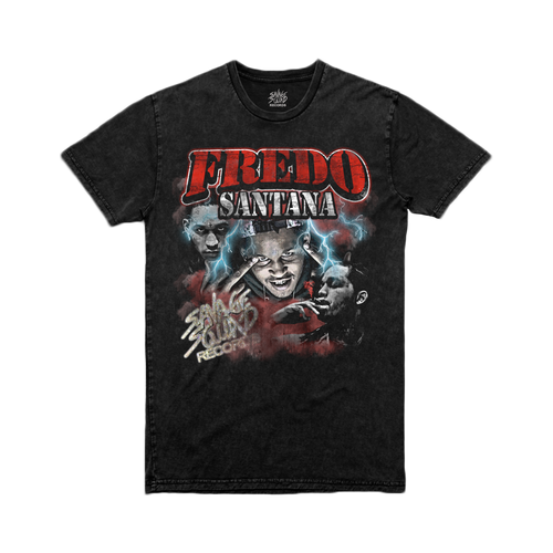 Fredo Legend T-shirt - Black Vintage Wash