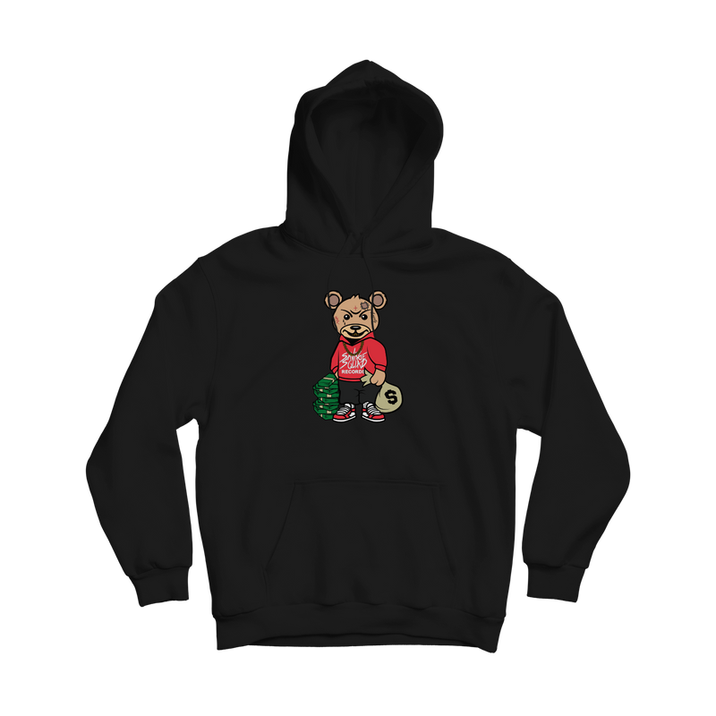 Teddy hoodie clearance black